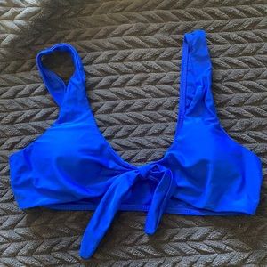 Tie front bikini top